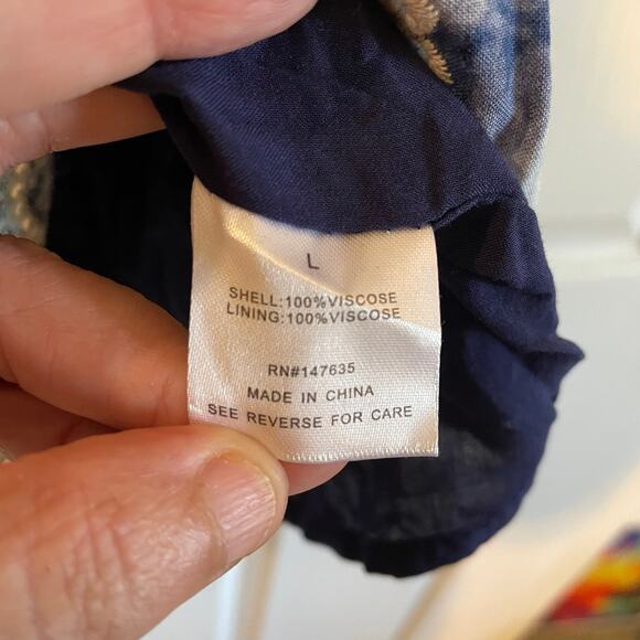 NWT Romeo+Juliet Couture Tie Dye Off The Shoulder Shift Dress Size L - Picture 5 of 13